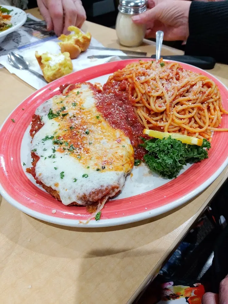 Chicken Parmesan with Spaghetti